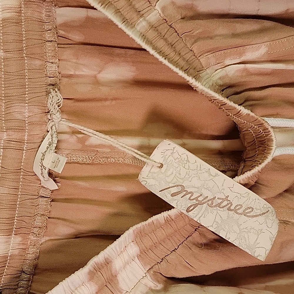 Mystree Tie-Dye Lounge 3 Piece Set - Blush Beige - Picture 5 of 12